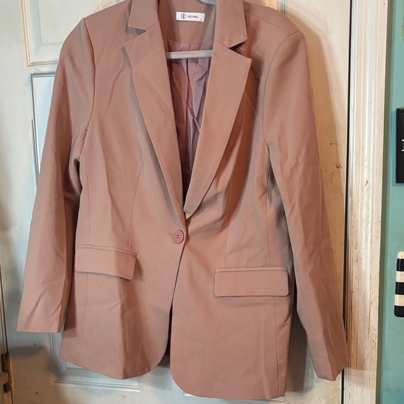 Chic Mauve Blazer Size Large - Picture 1 of 4
